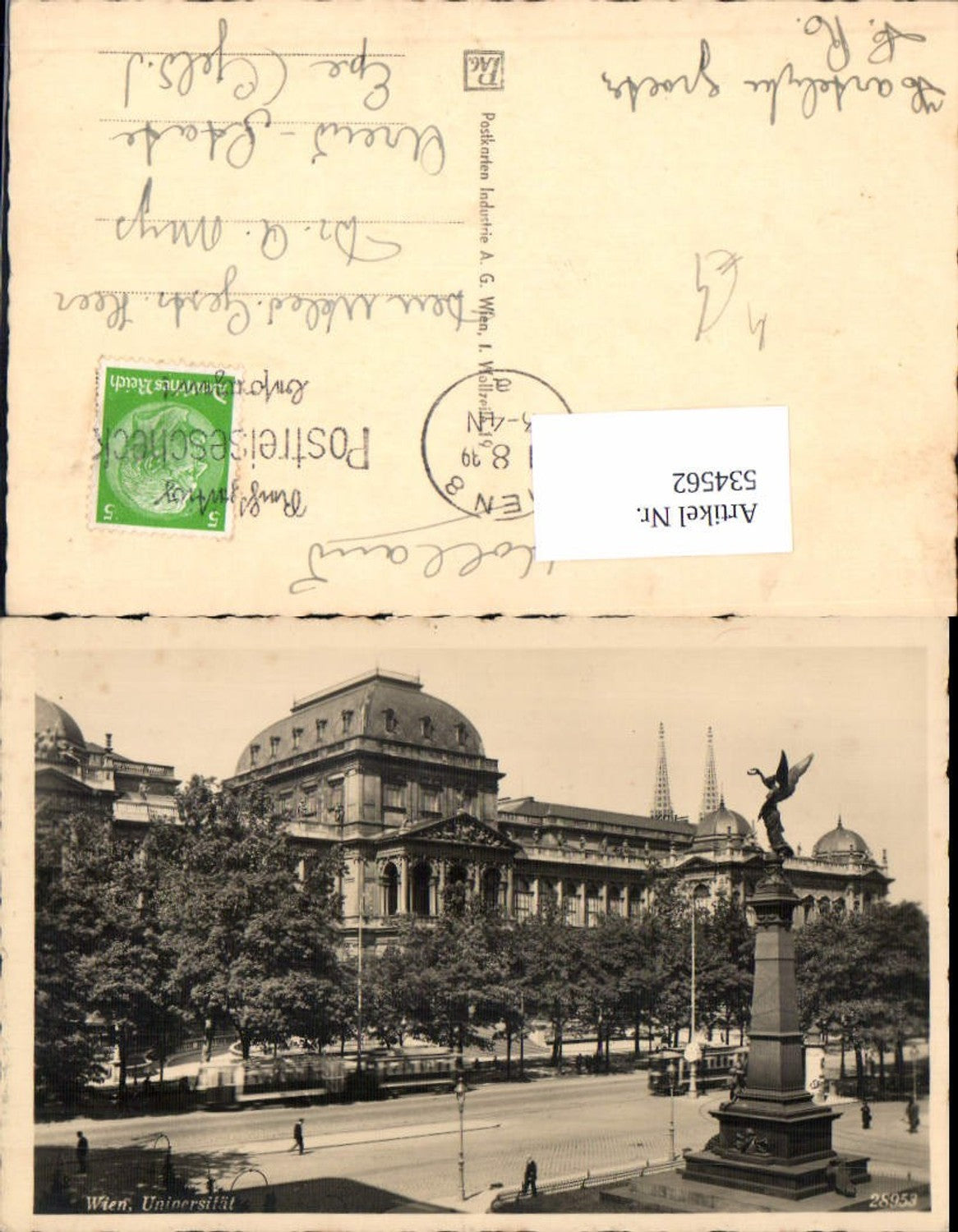 Alte Ansichtskarte – Old Postcard
