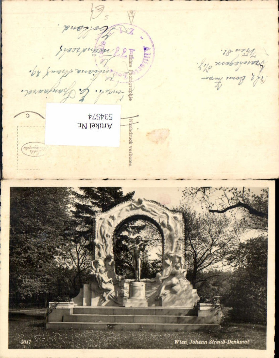 Alte Ansichtskarte – Old Postcard