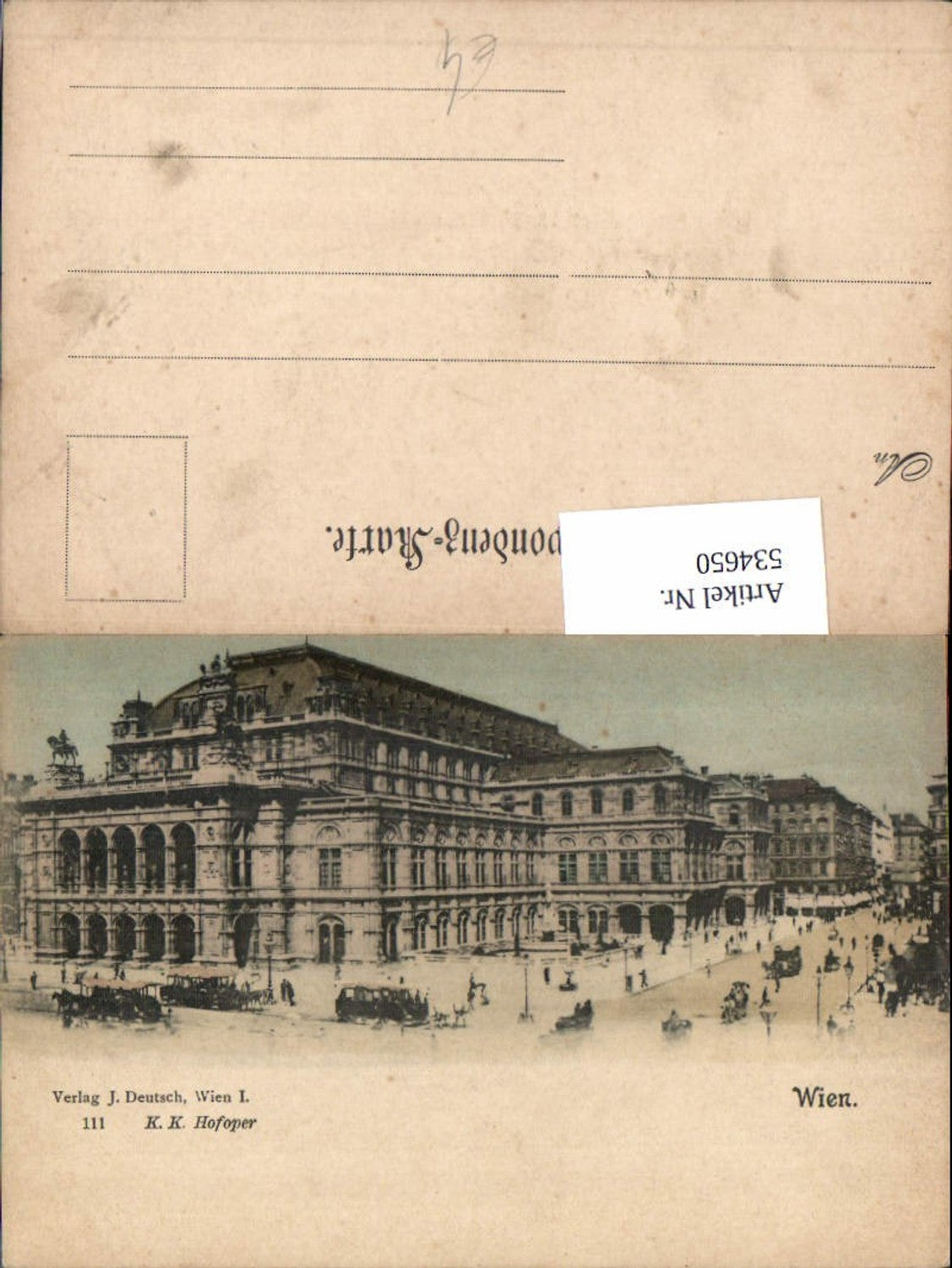 Alte Ansichtskarte – Old Postcard