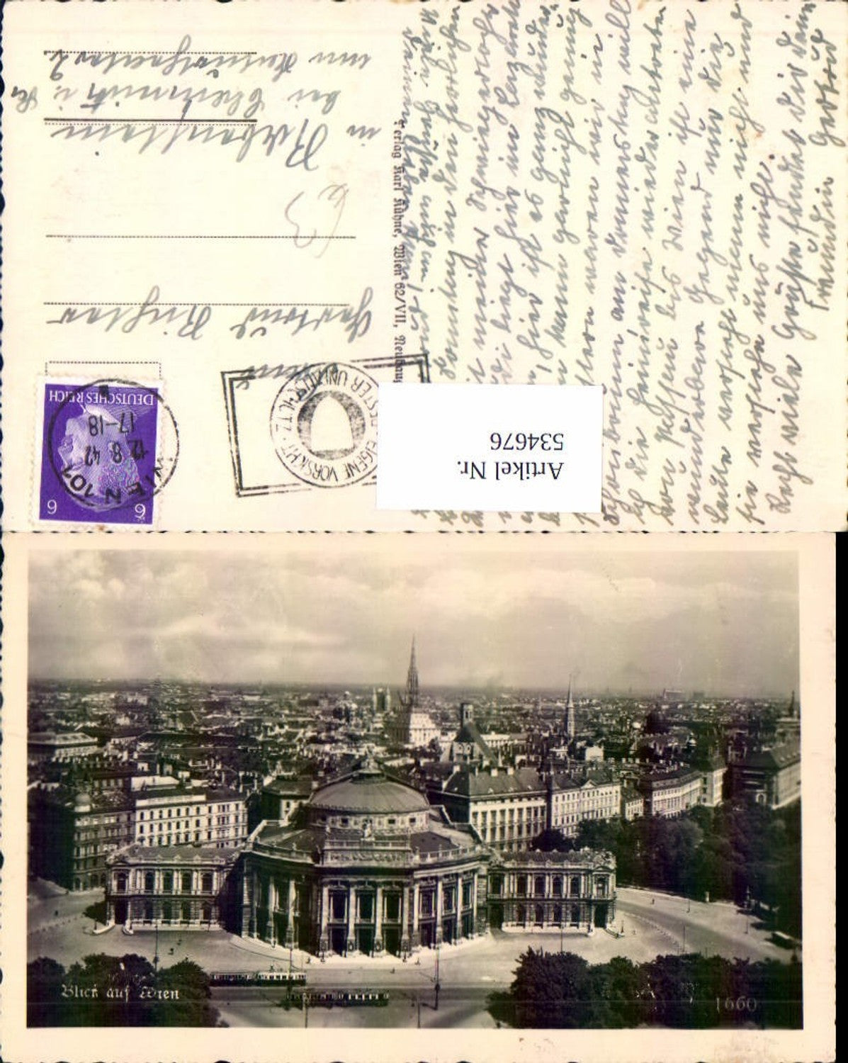 Alte Ansichtskarte – Old Postcard