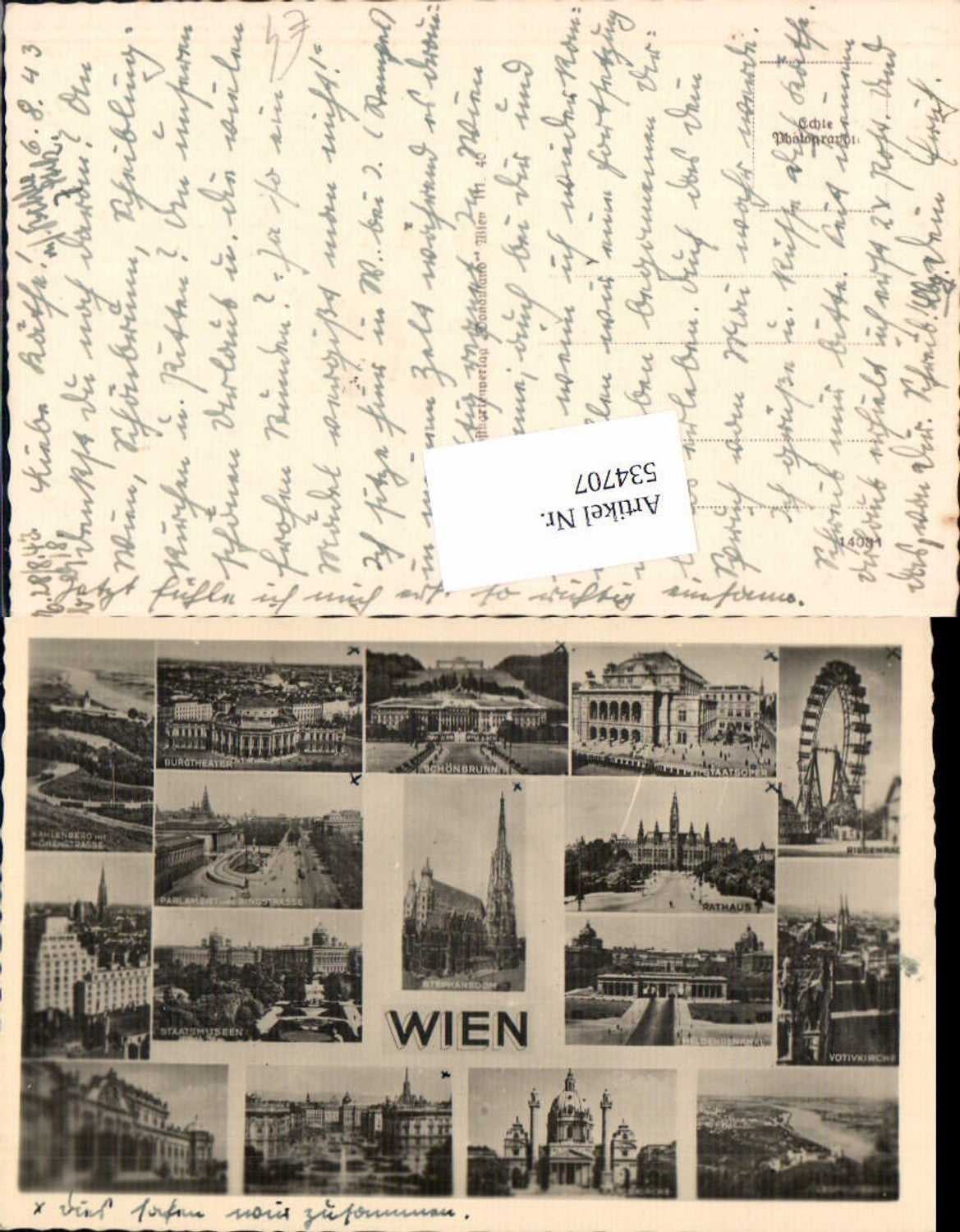 Alte Ansichtskarte – Old Postcard