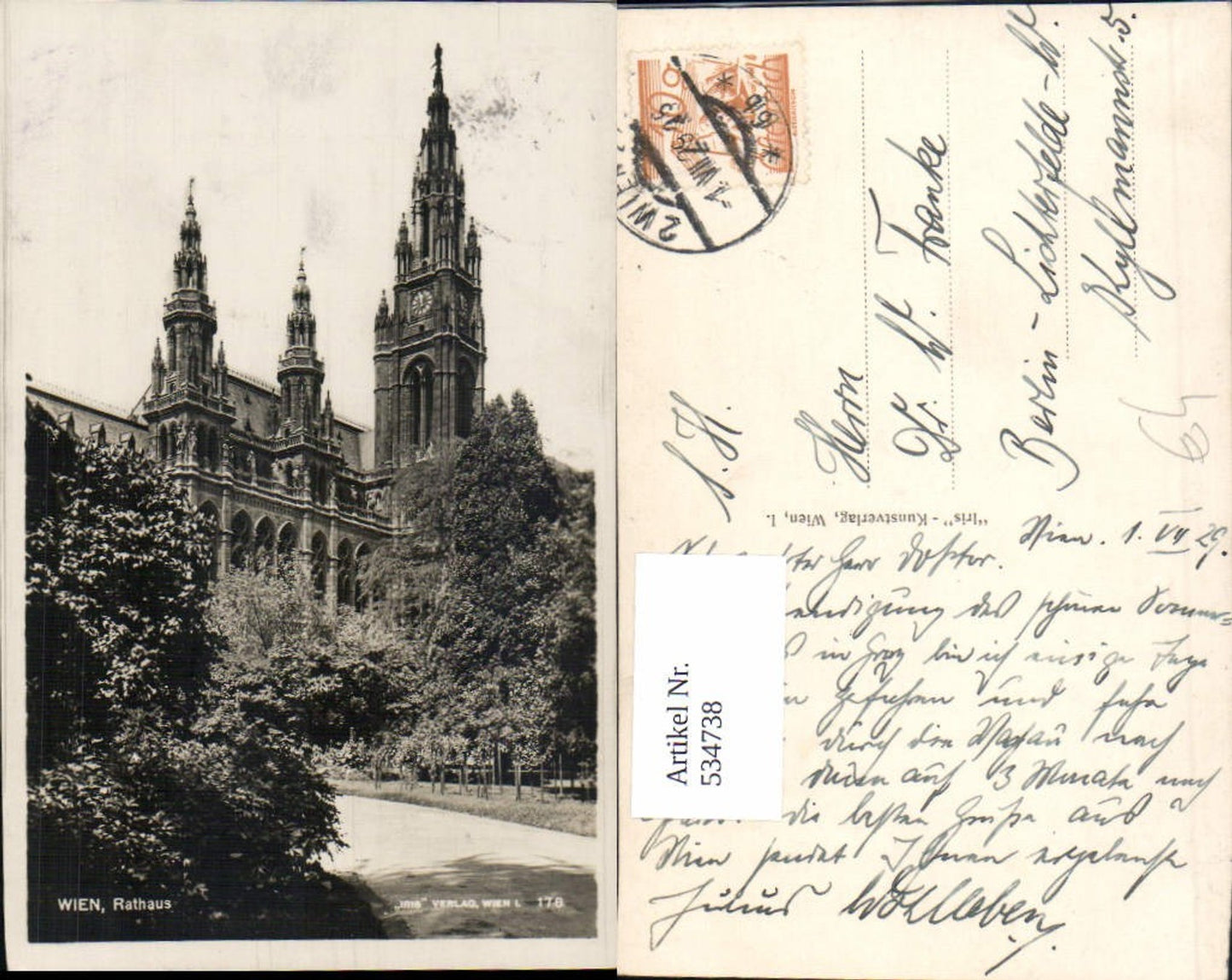 Alte Ansichtskarte – Old Postcard