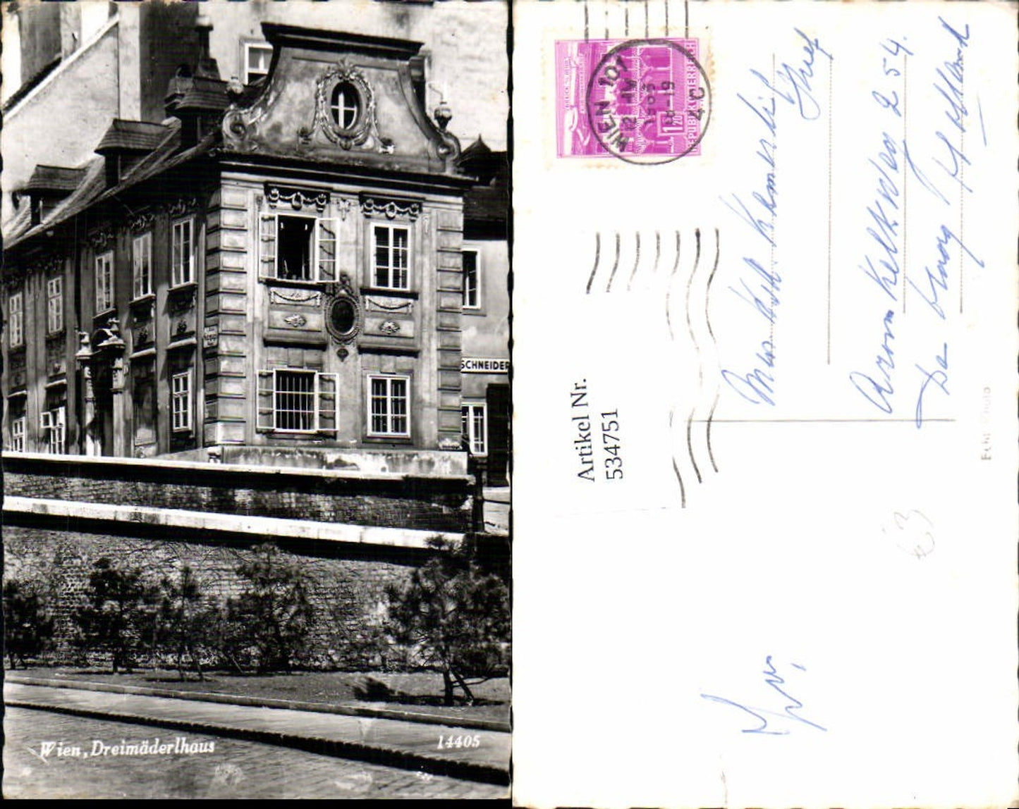 Alte Ansichtskarte – Old Postcard