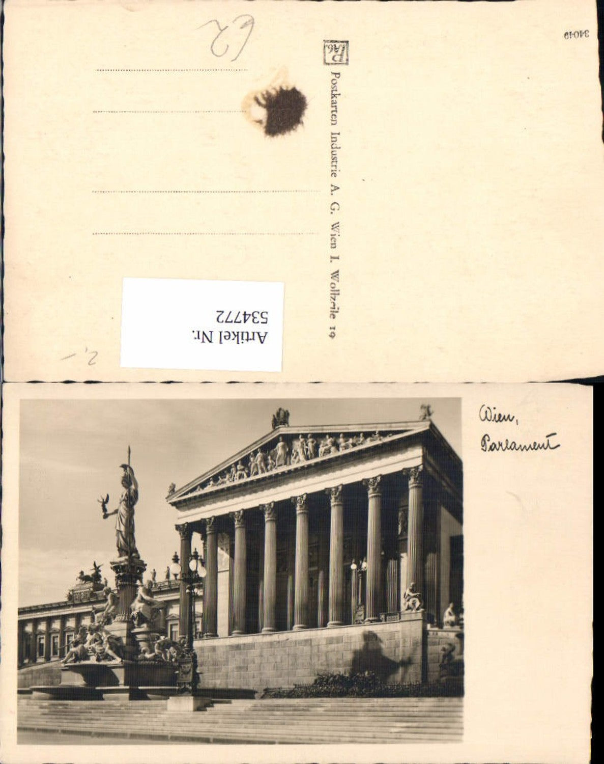 Alte Ansichtskarte – Old Postcard