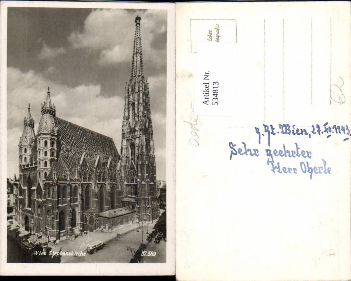Alte Ansichtskarte – Old Postcard