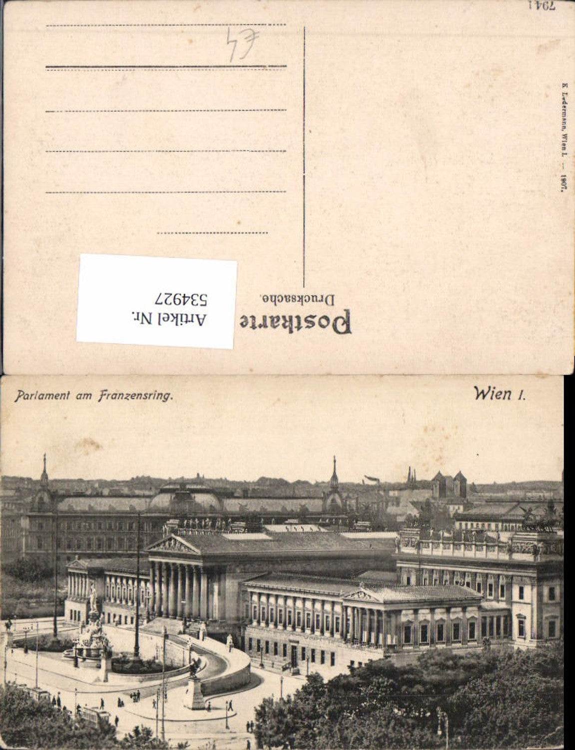 Alte Ansichtskarte – Old Postcard