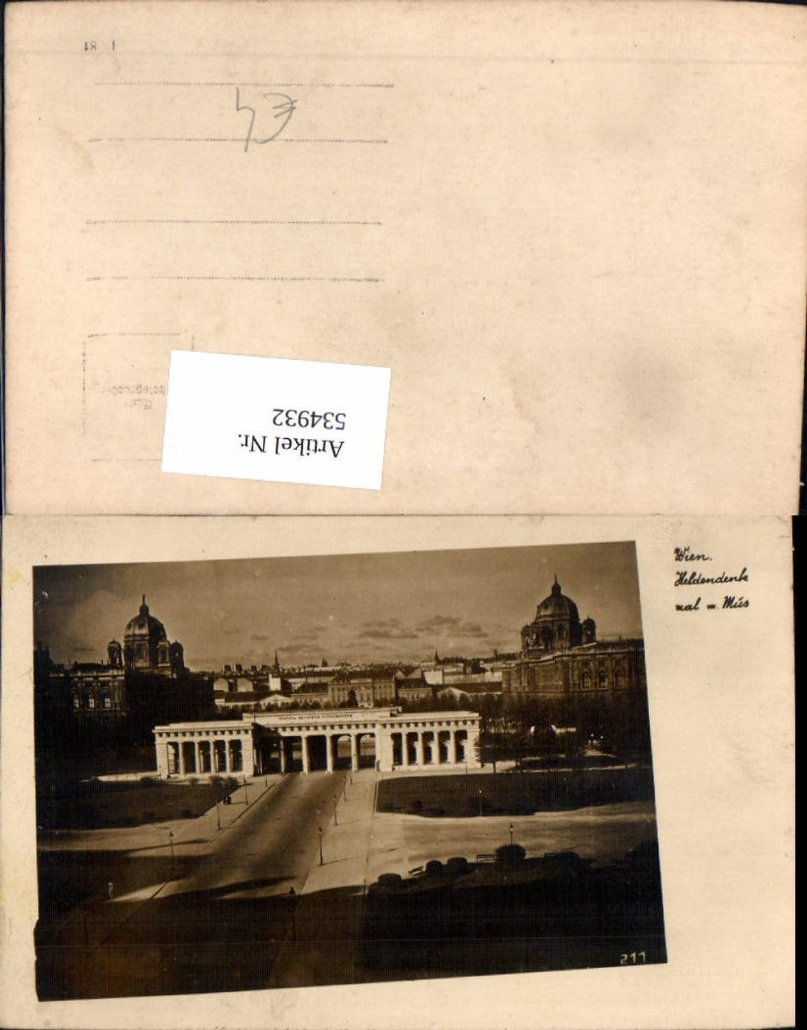 Alte Ansichtskarte – Old Postcard