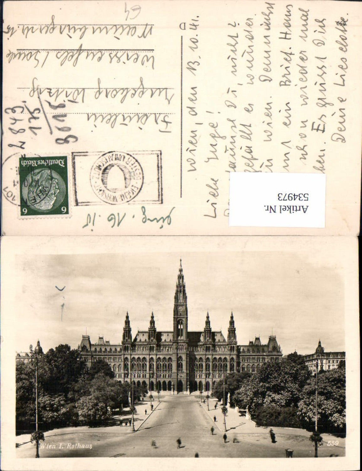 Alte Ansichtskarte – Old Postcard