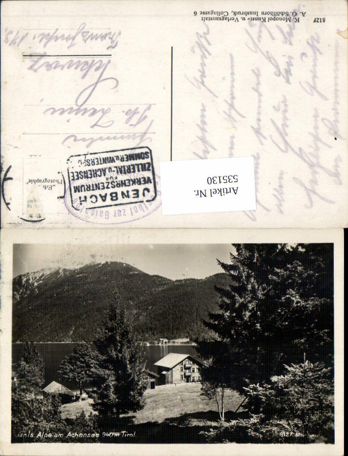 Alte Ansichtskarte – Old Postcard