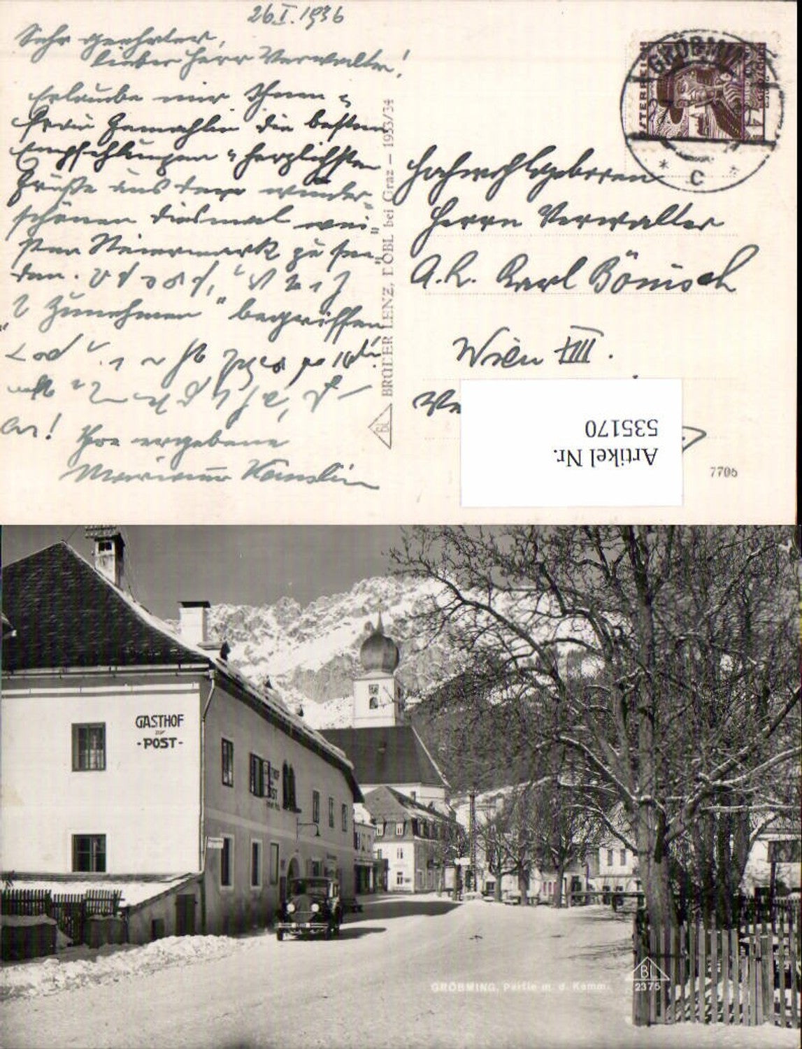 Alte Ansichtskarte – Old Postcard