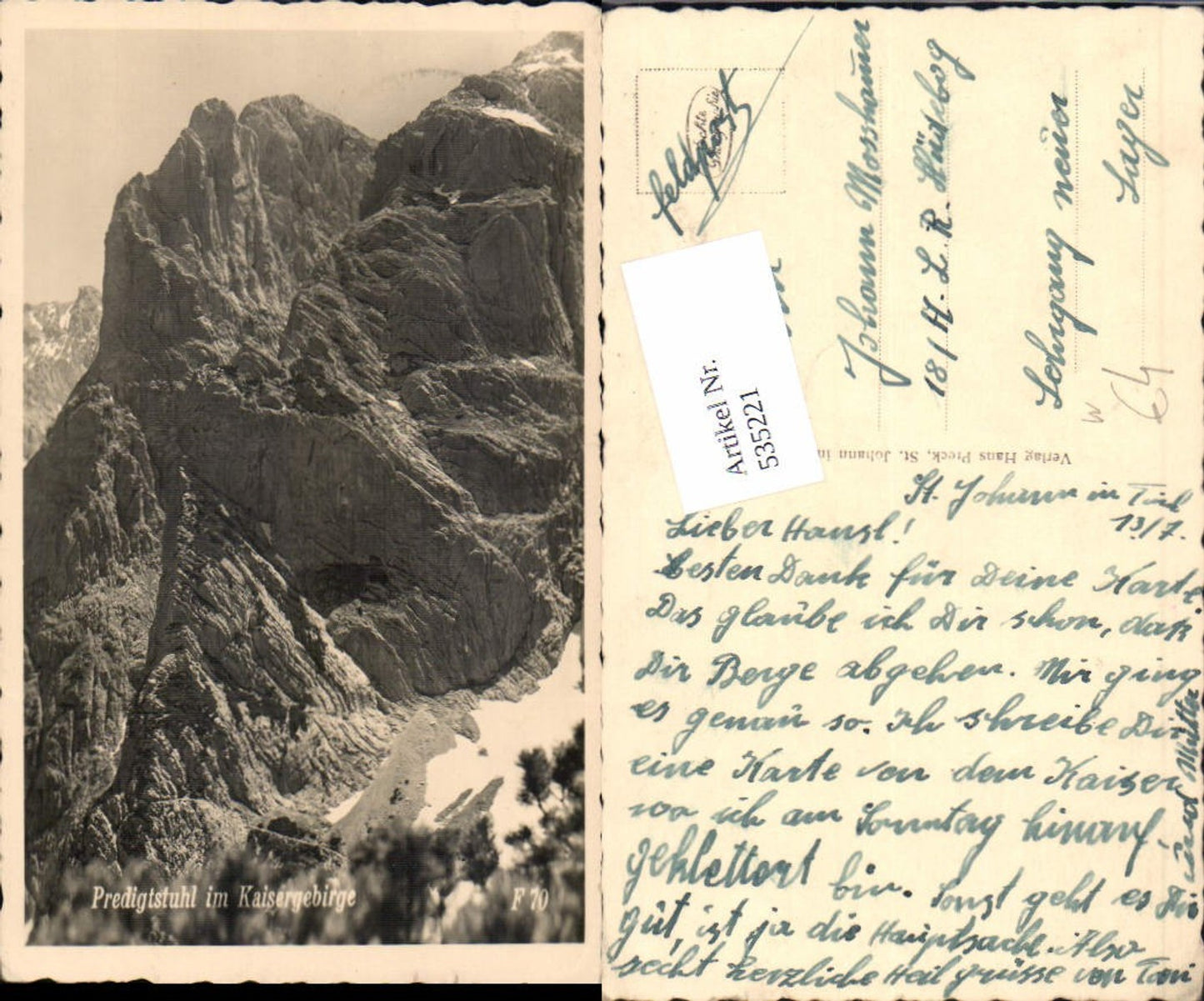 Alte Ansichtskarte – Old Postcard