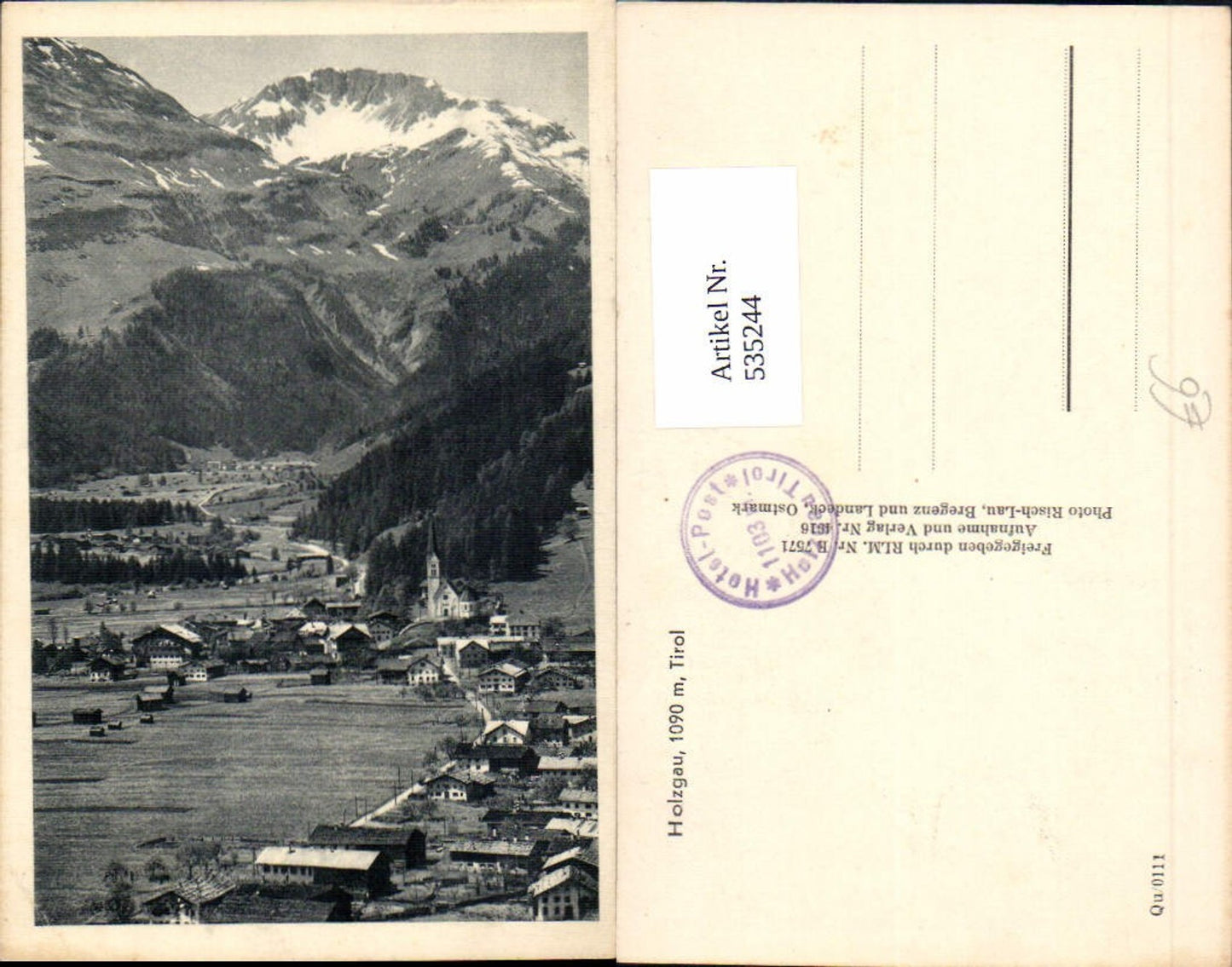 Alte Ansichtskarte – Old Postcard
