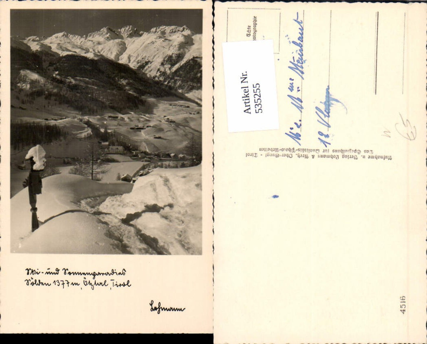 Alte Ansichtskarte – Old Postcard