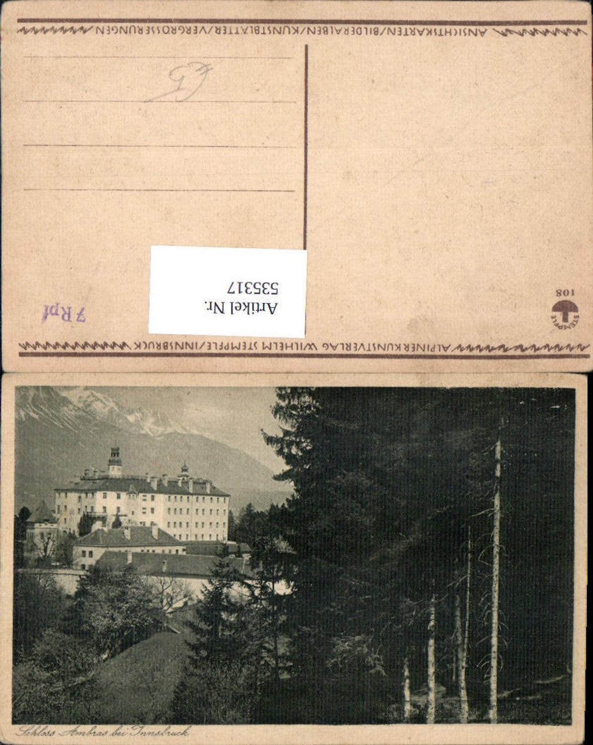 Alte Ansichtskarte – Old Postcard