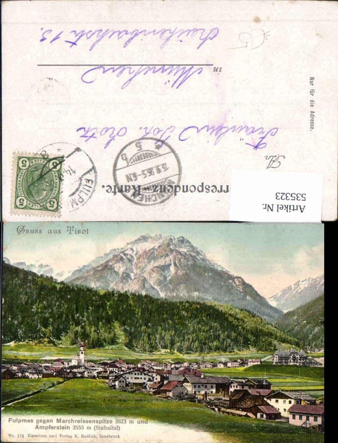 Alte Ansichtskarte – Old Postcard