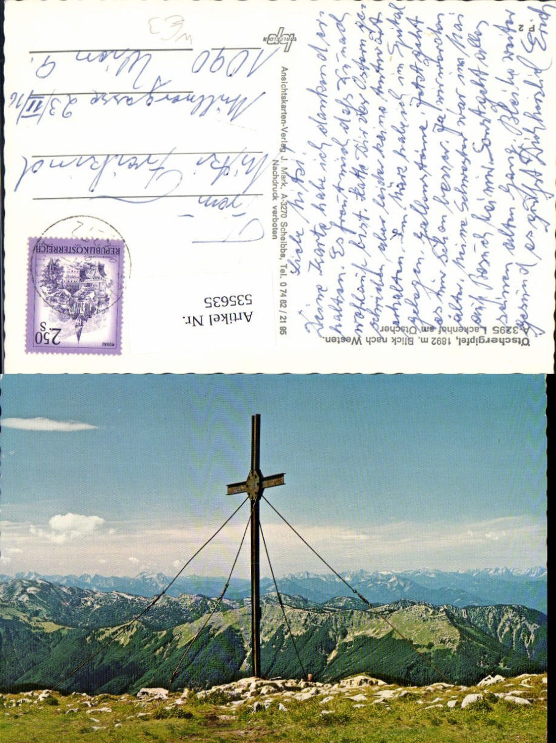 535635,Ötschergipfel Gipfelkreuz b. Lackenhof Gaming