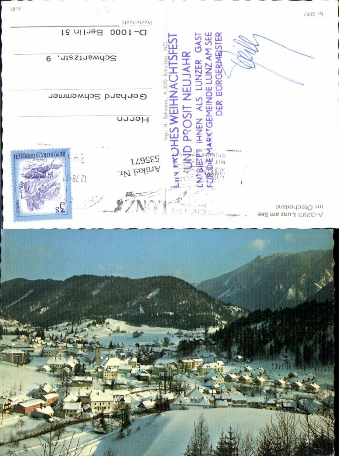 535671,Lunz am See Winteransicht