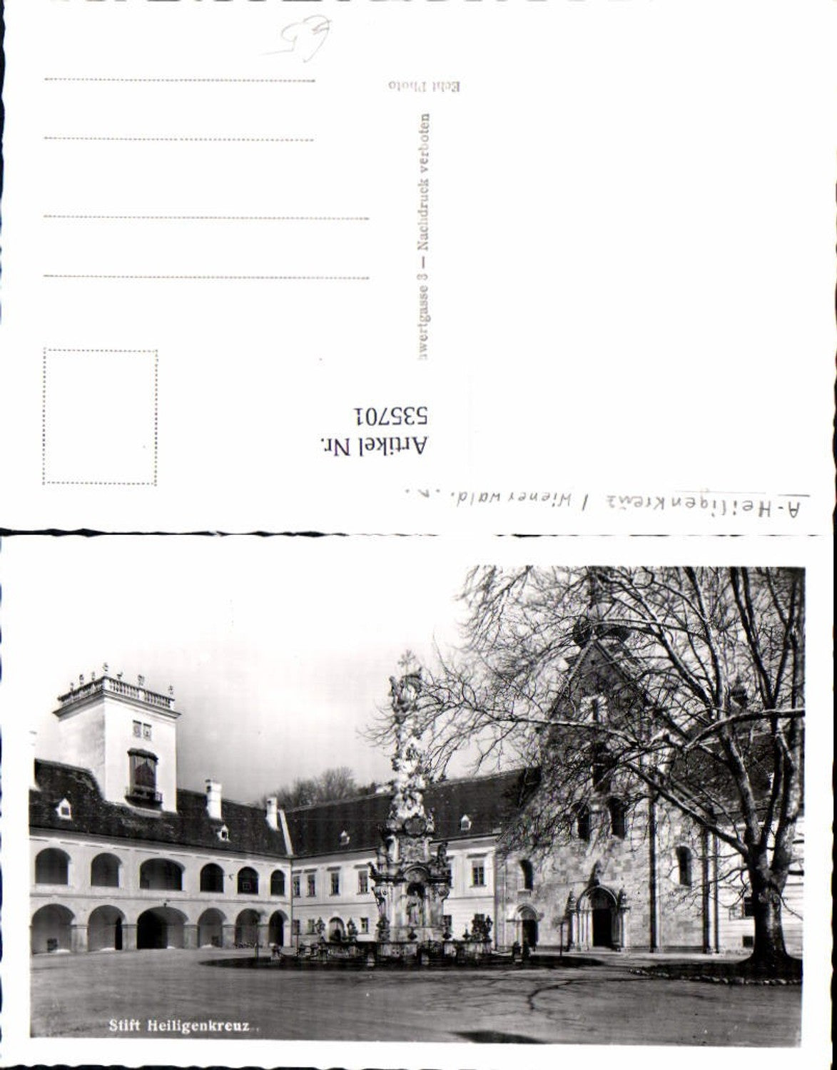 535701,Stift Heiligenkreuz Dreifaltigkeitssäule