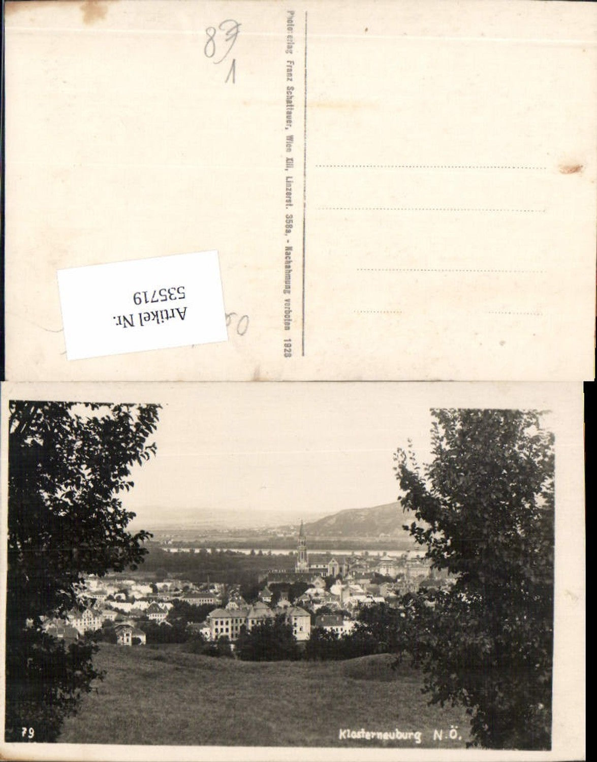 535719,Foto-AK Klosterneuburg 1928 pub Schattauer 79