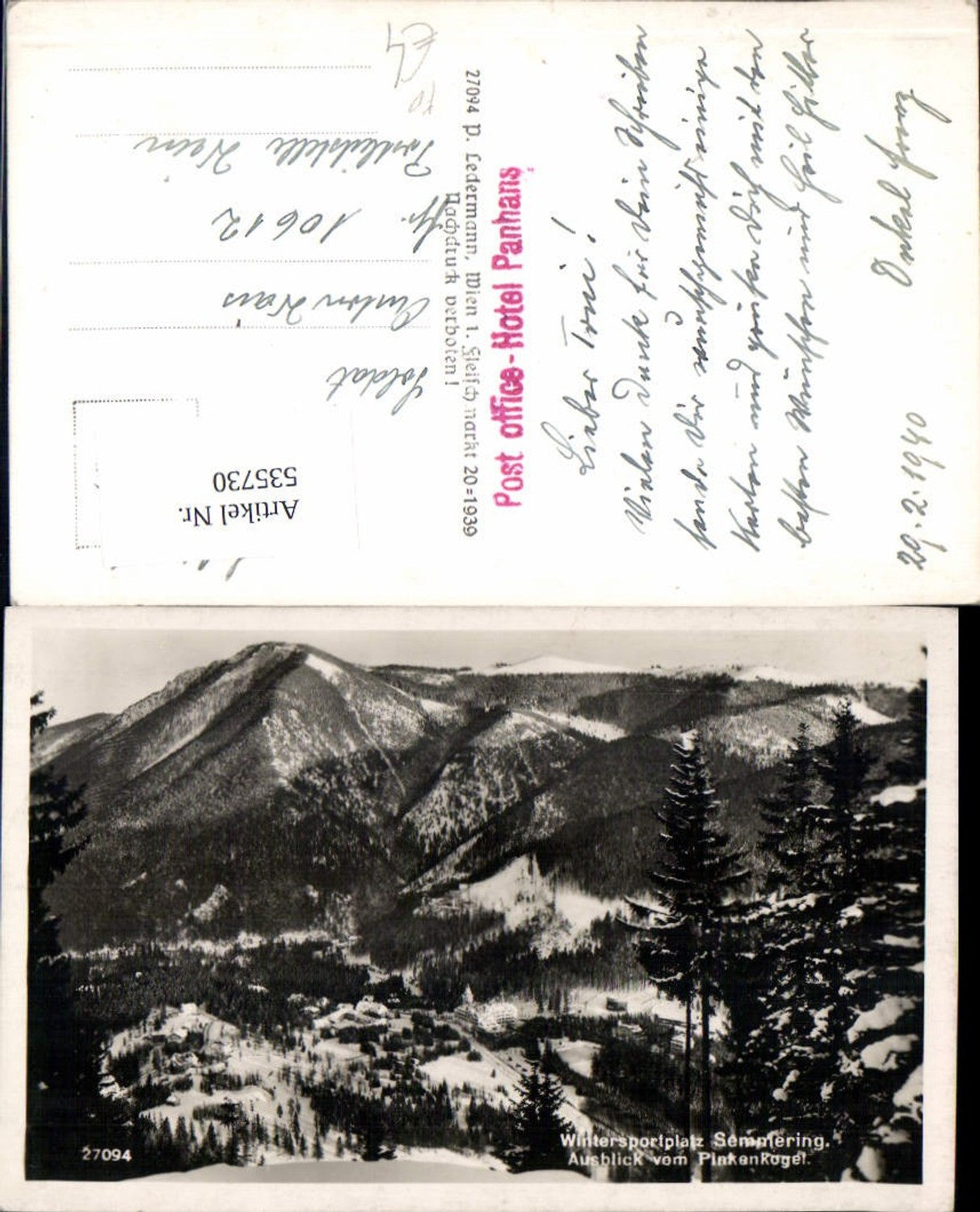 535730,Semmering Pinkenkogel pub Ledermann 27094