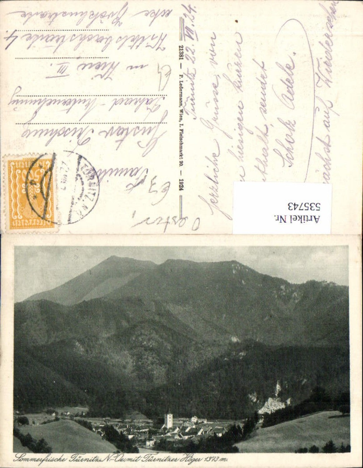 535743,Türnitz m. Höger pub Ledermann 21381