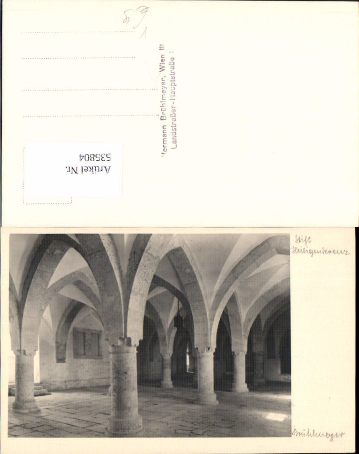 535804,Foto-AK Heiligenkreuz pub Fotokunst Brühlmeyer