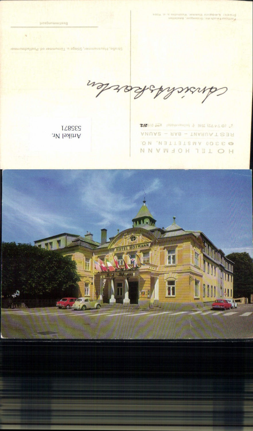 535871,Amstetten Hotel Hofmann VW Käfer Oldtimer Auto