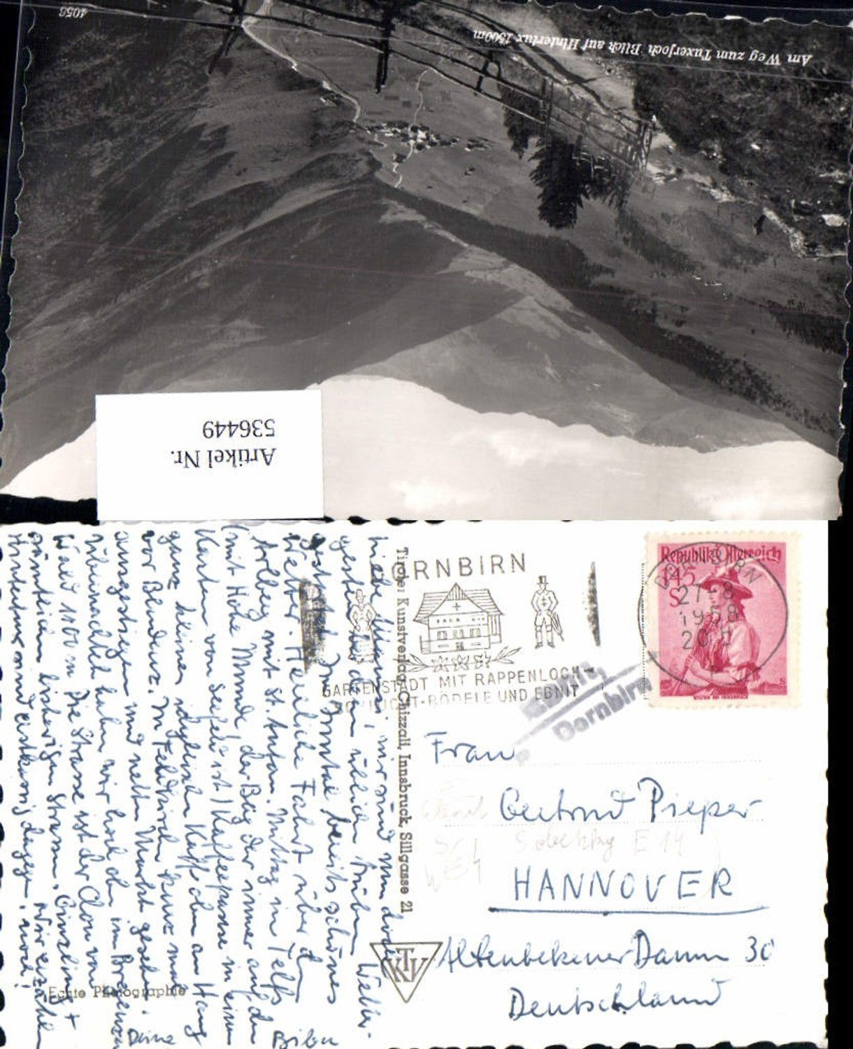 Alte Ansichtskarte – Old Postcard