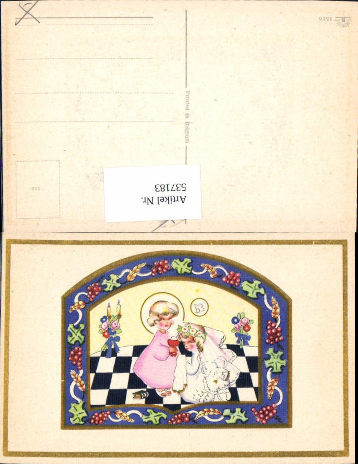 537183,tolle Künstler AK W. List unsig. Jugendstil Art Deco
