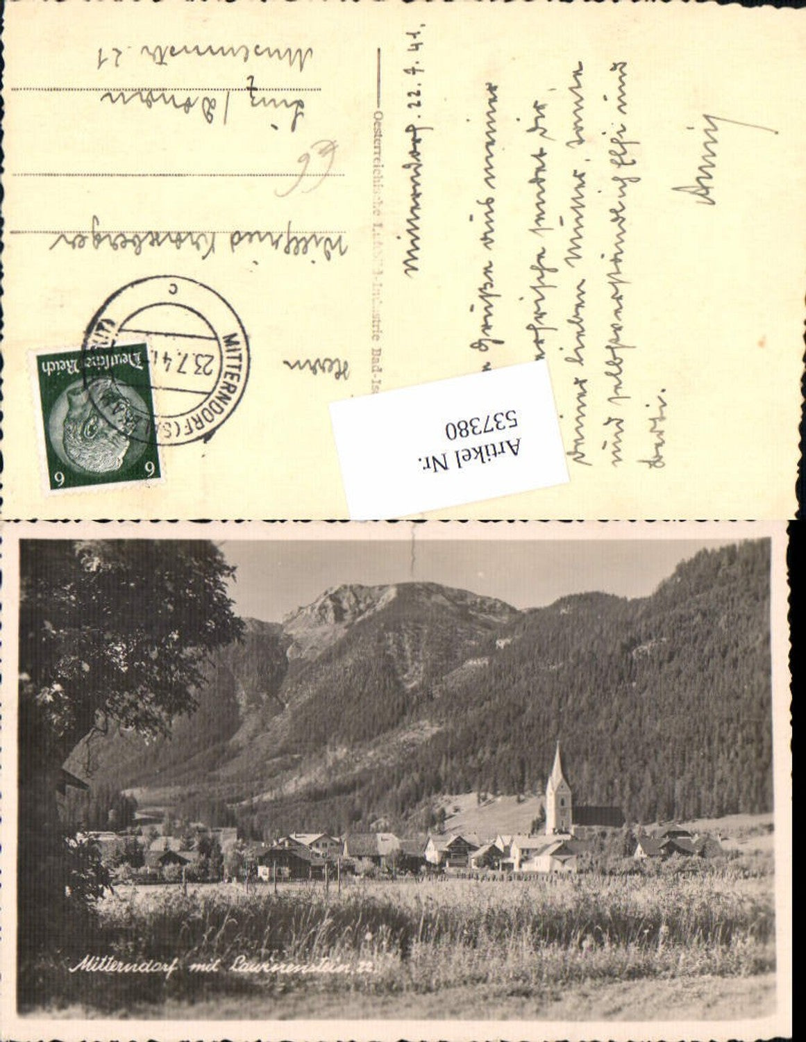 Alte Ansichtskarte – Old Postcard
