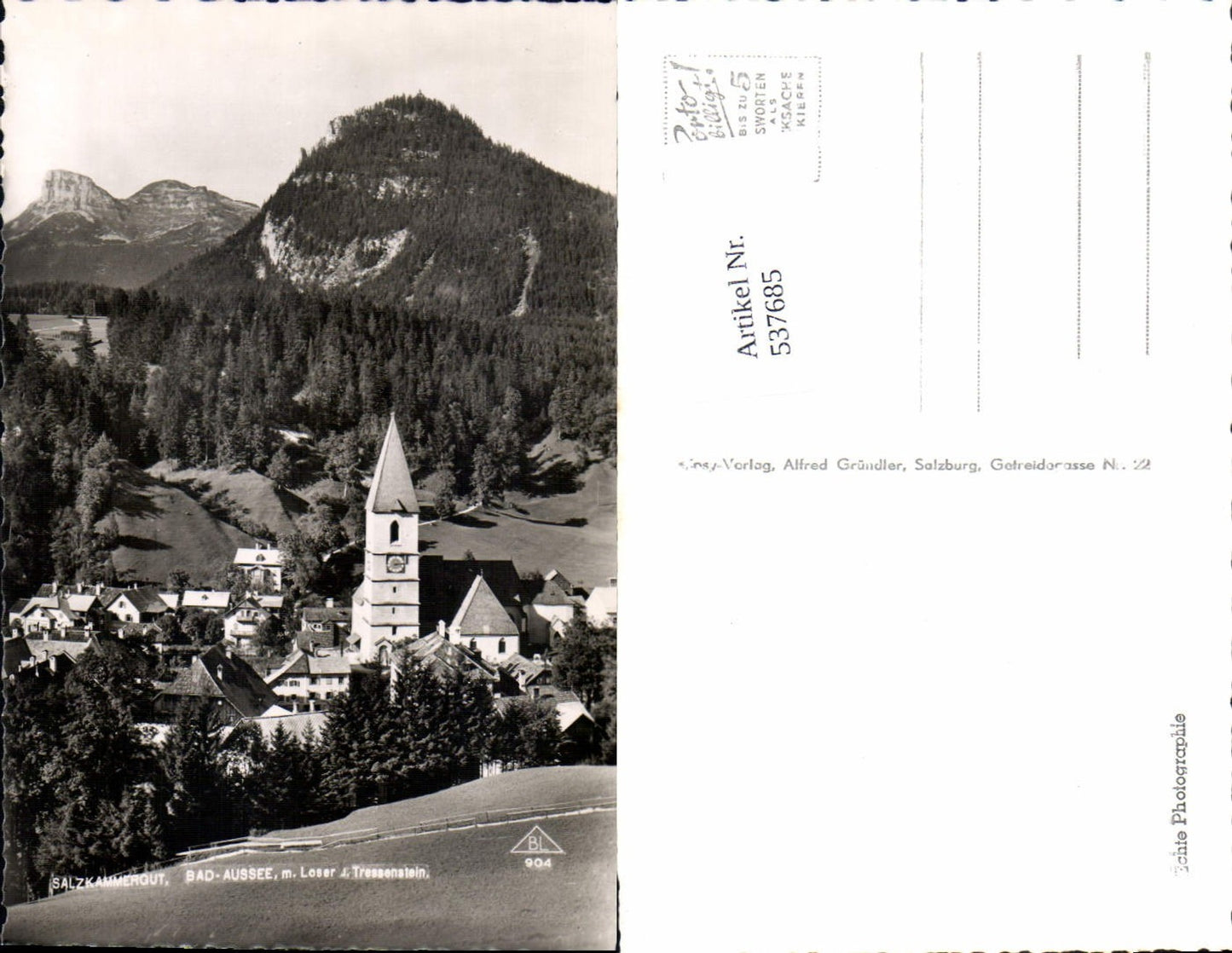 Alte Ansichtskarte – Old Postcard