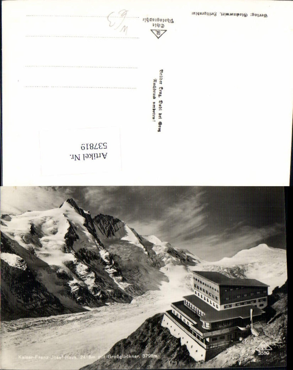 537819,Kaiser Franz Josef Heiligenblut großglockner