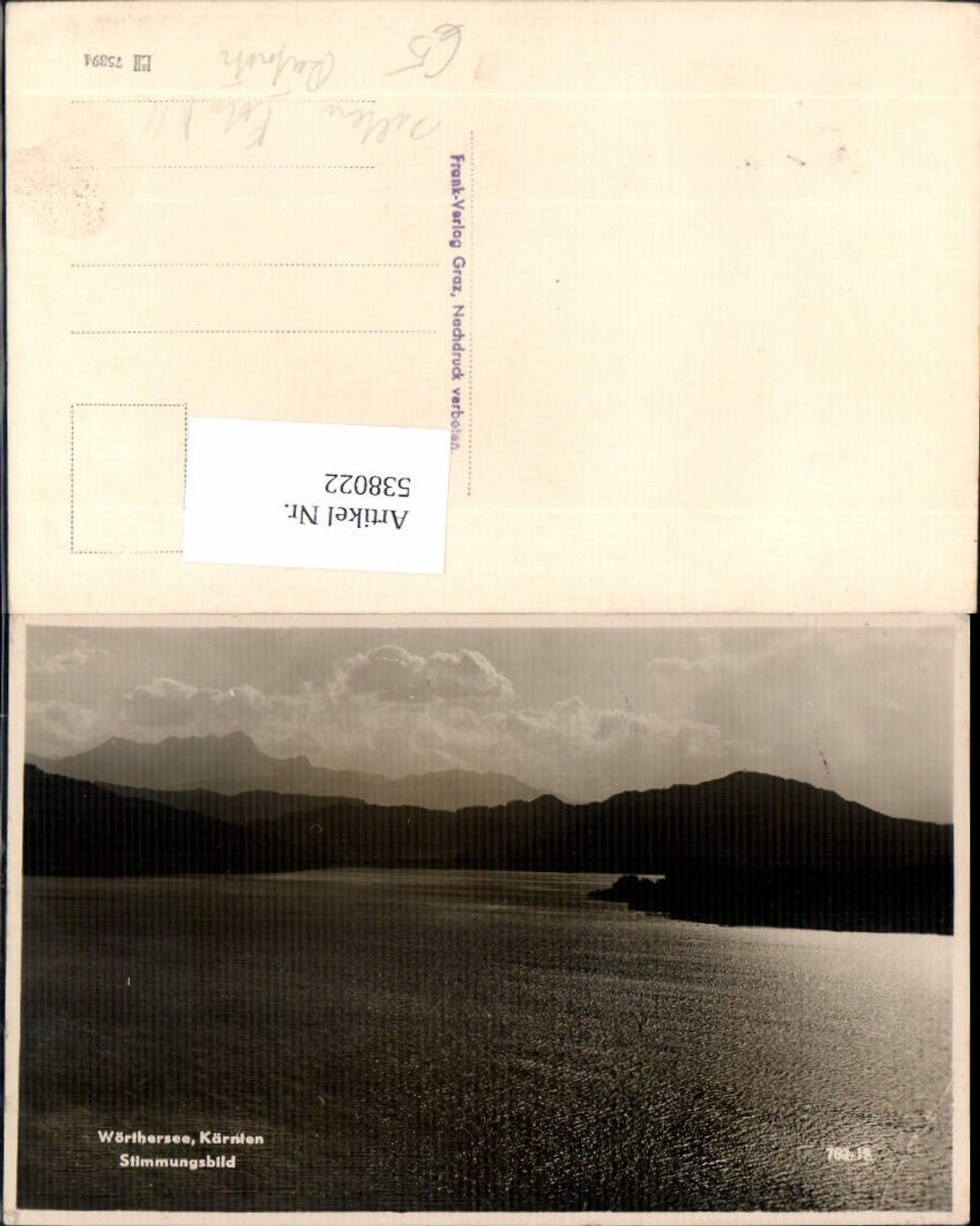 Alte Ansichtskarte – Old Postcard