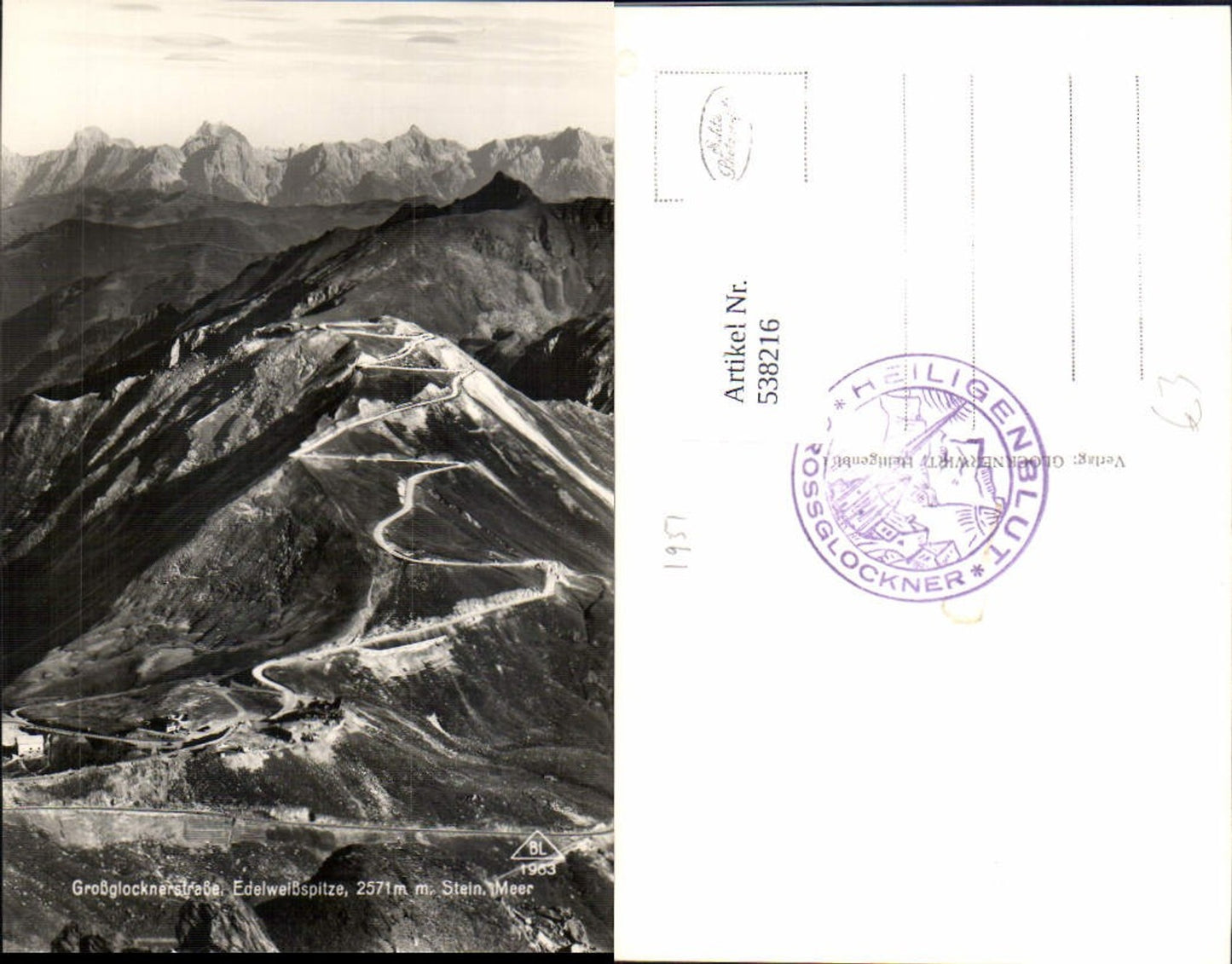 538216, Grossglockner High Alpine Road Heiligenblut Edelweissspitze