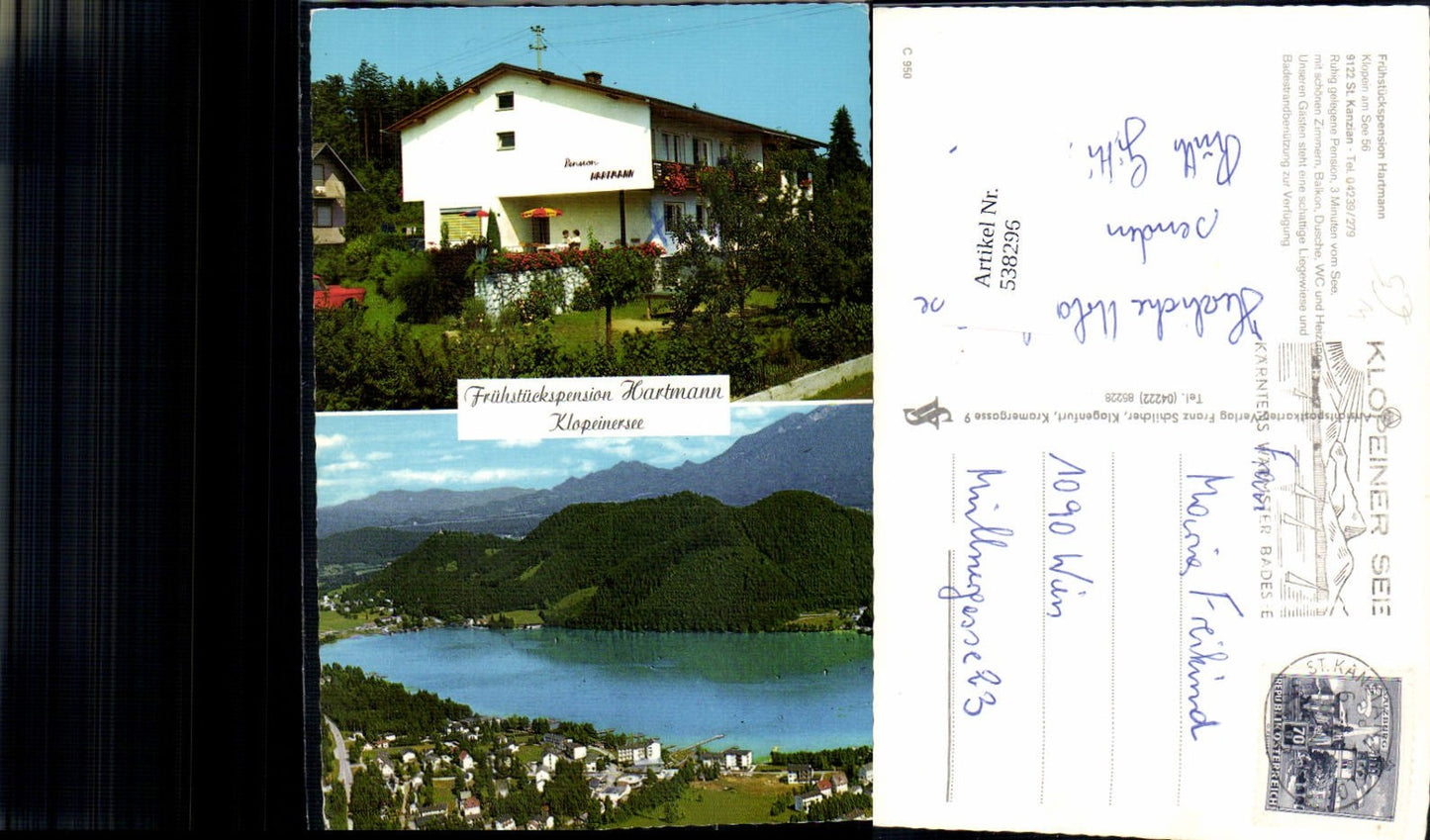 538296,Klopeinersee St. Kanzian Pension Hartmann
