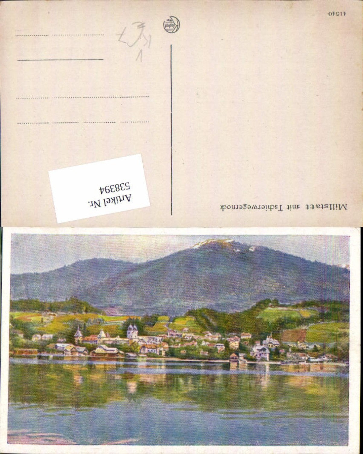538394,tolle Künstler AK Millstatt am See Millstättersee pub Kilophot 41540