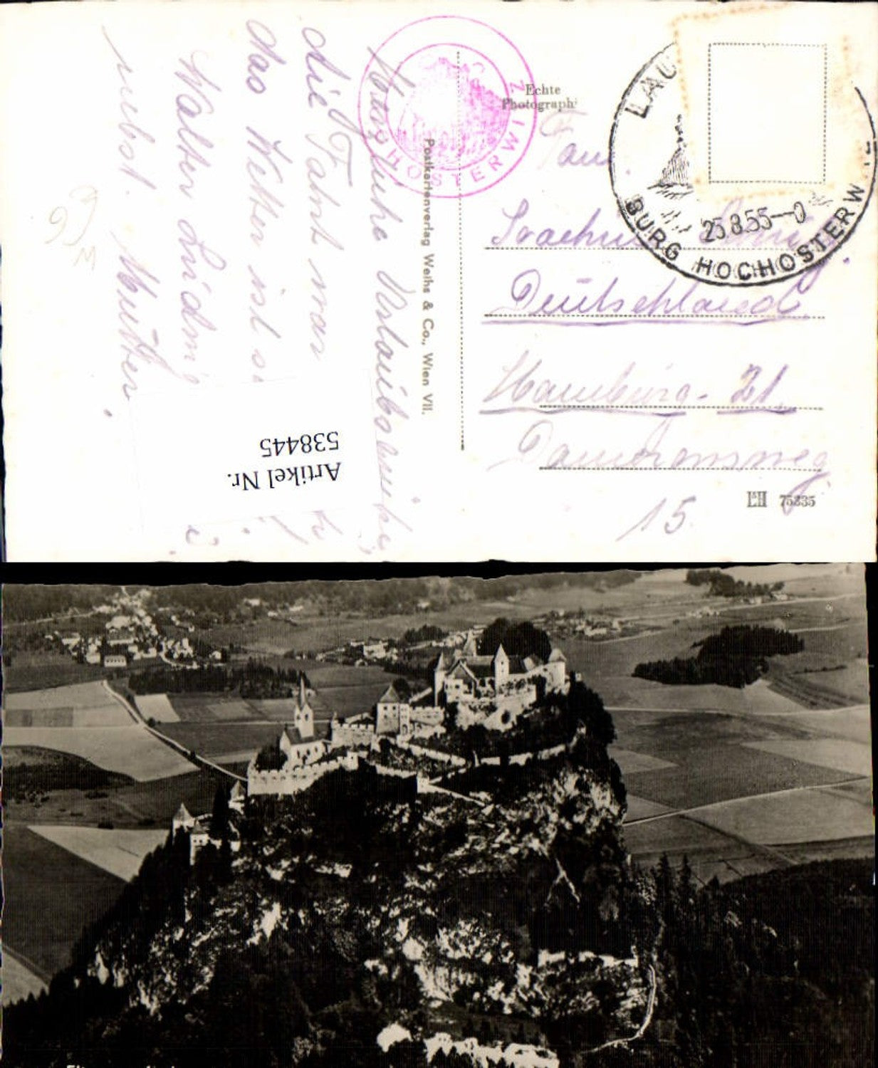 538445,Fliegeraufnahme Burg Hochosterwitz b. Launsdorf St. Veit an der Glan