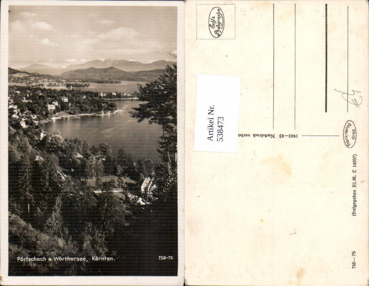 Alte Ansichtskarte – Old Postcard