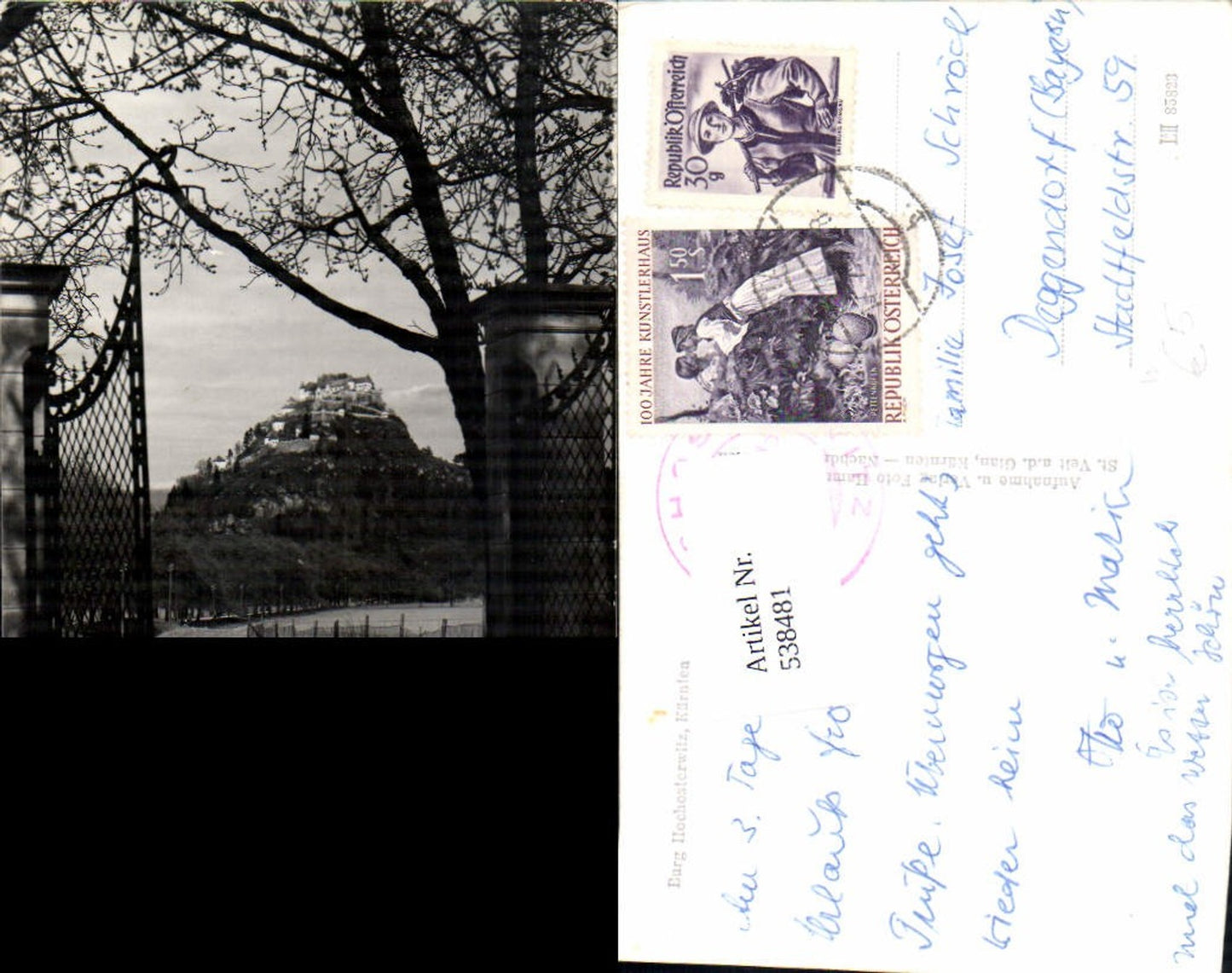 538481,Burg Hochosterwitz bei Launsdorf Gitter St. Veit an der Glan Tor