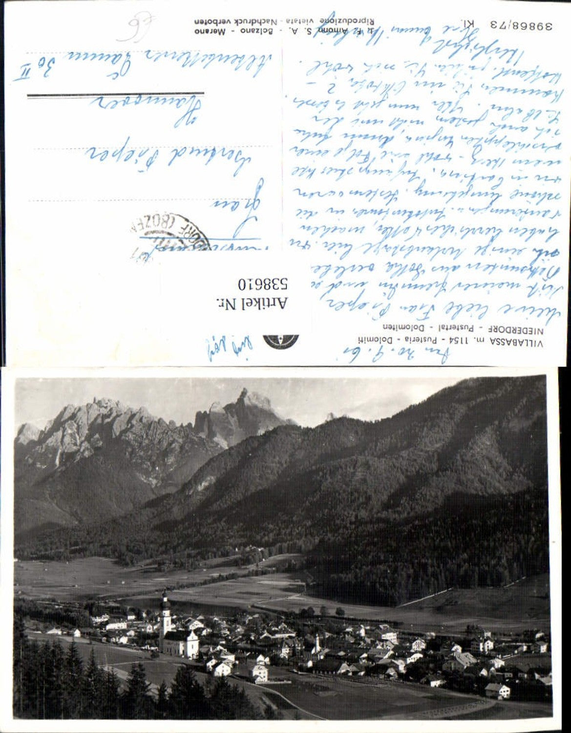 Alte Ansichtskarte – Old Postcard