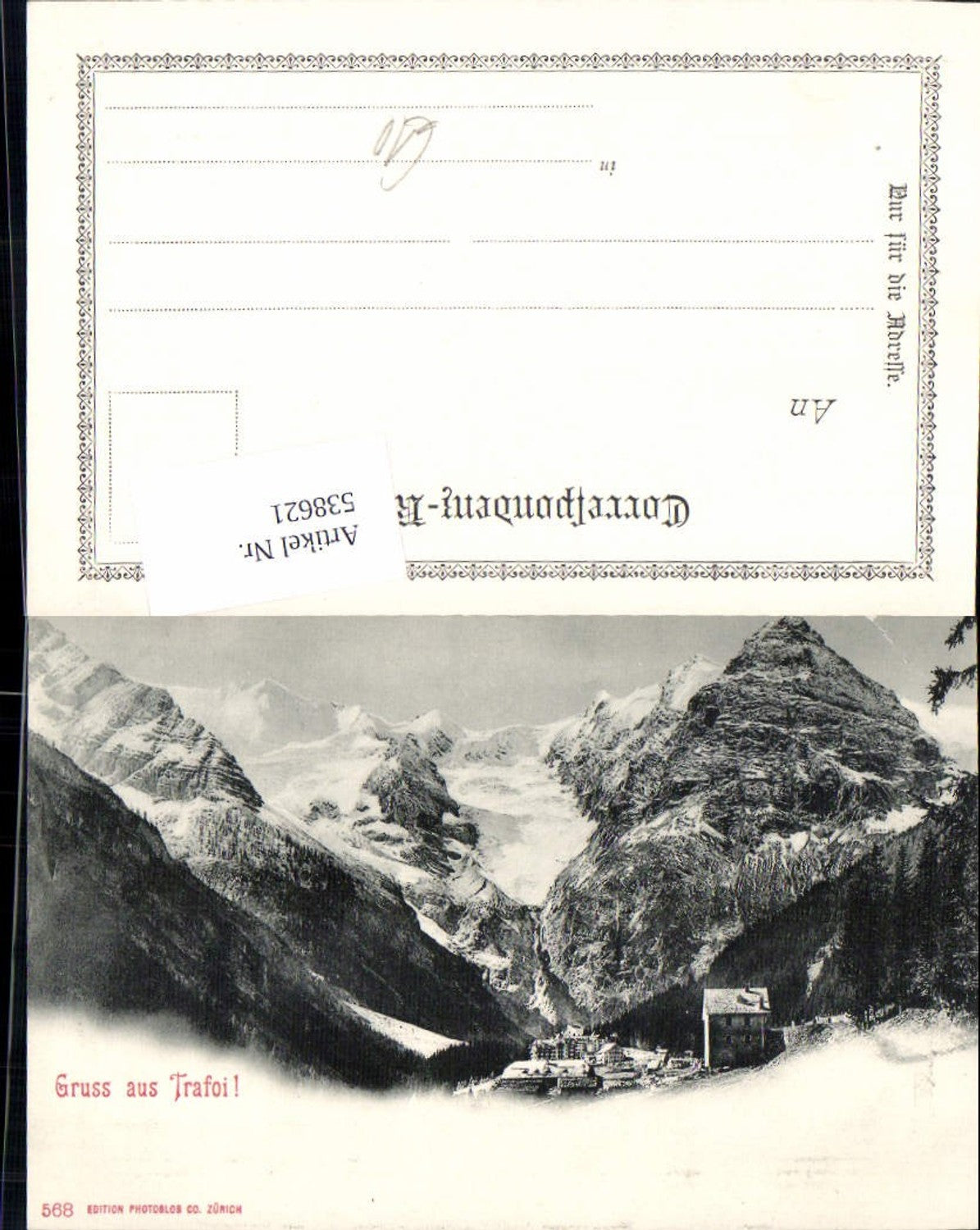 Alte Ansichtskarte – Old Postcard