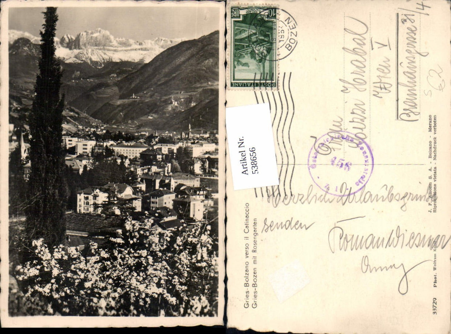 Alte Ansichtskarte – Old Postcard