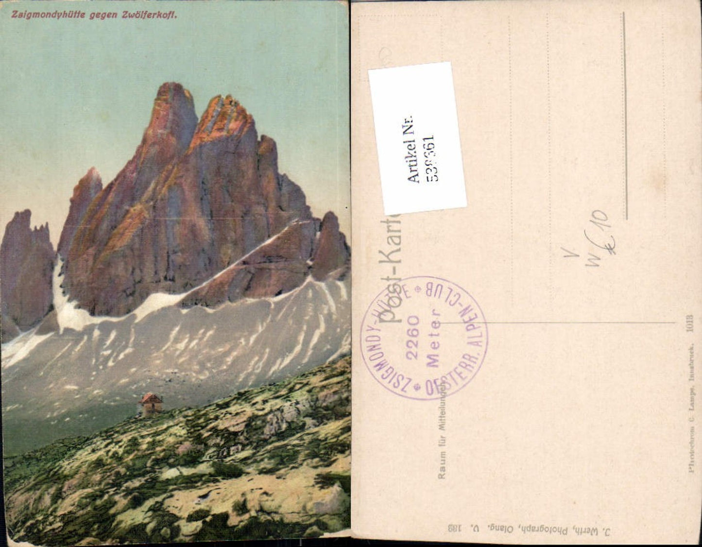 Alte Ansichtskarte – Old Postcard