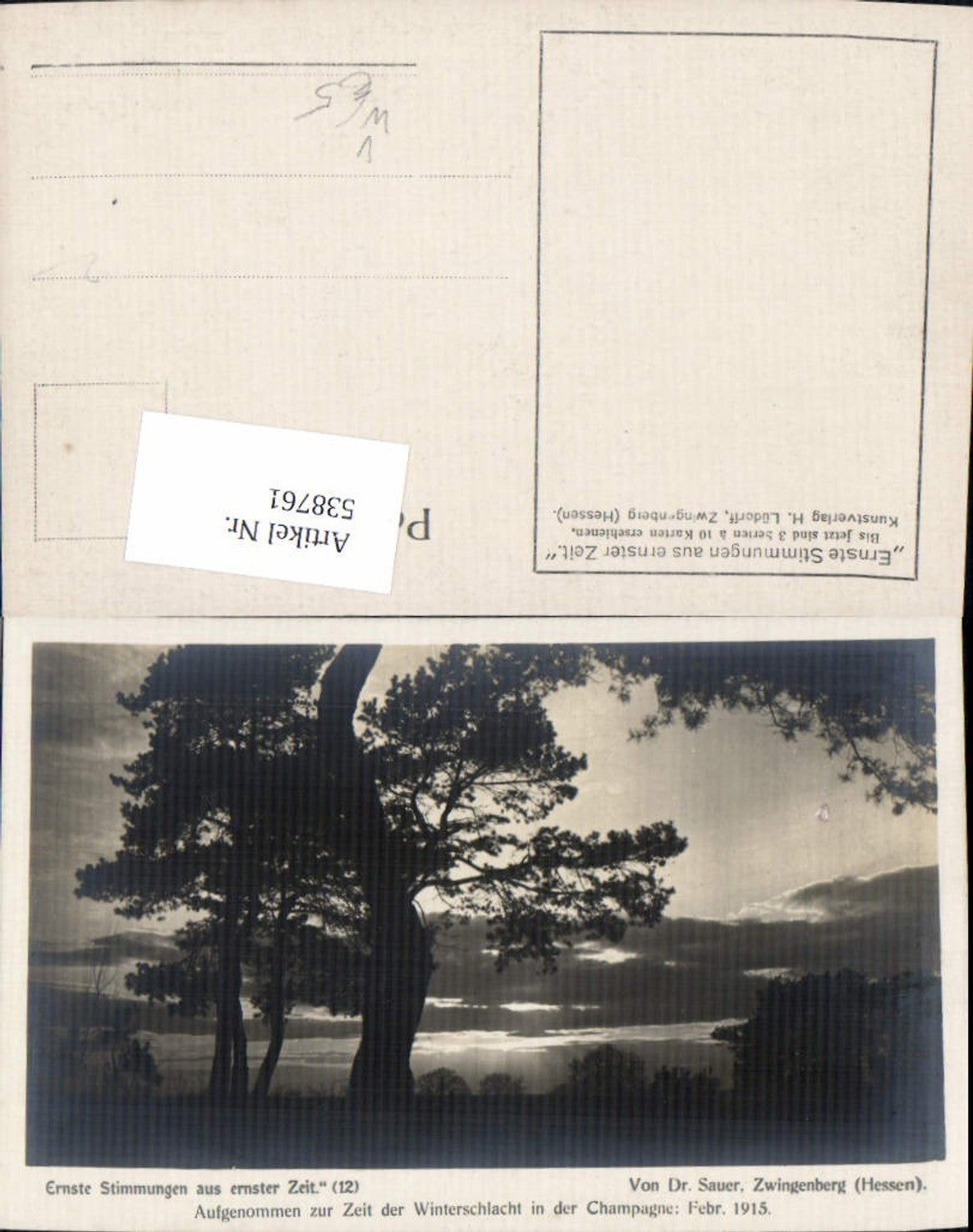 538761,Fotokunst Dr. Sauer Zwingenberg Ernste Stimmung aus ernster Zeit 12