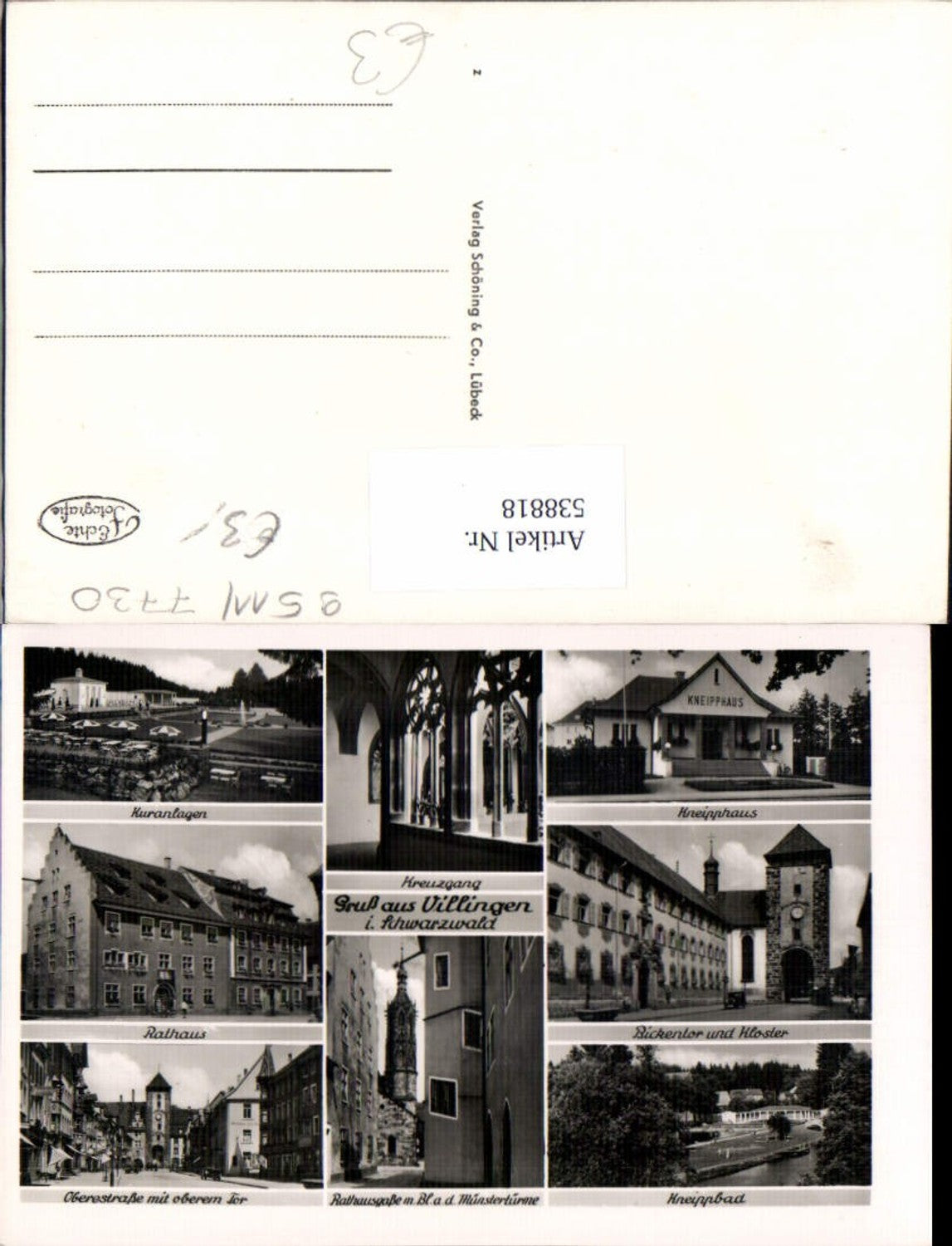 538818,Fotokunst Schöning u. Co. Mehrbild Villingen Schwarzwald