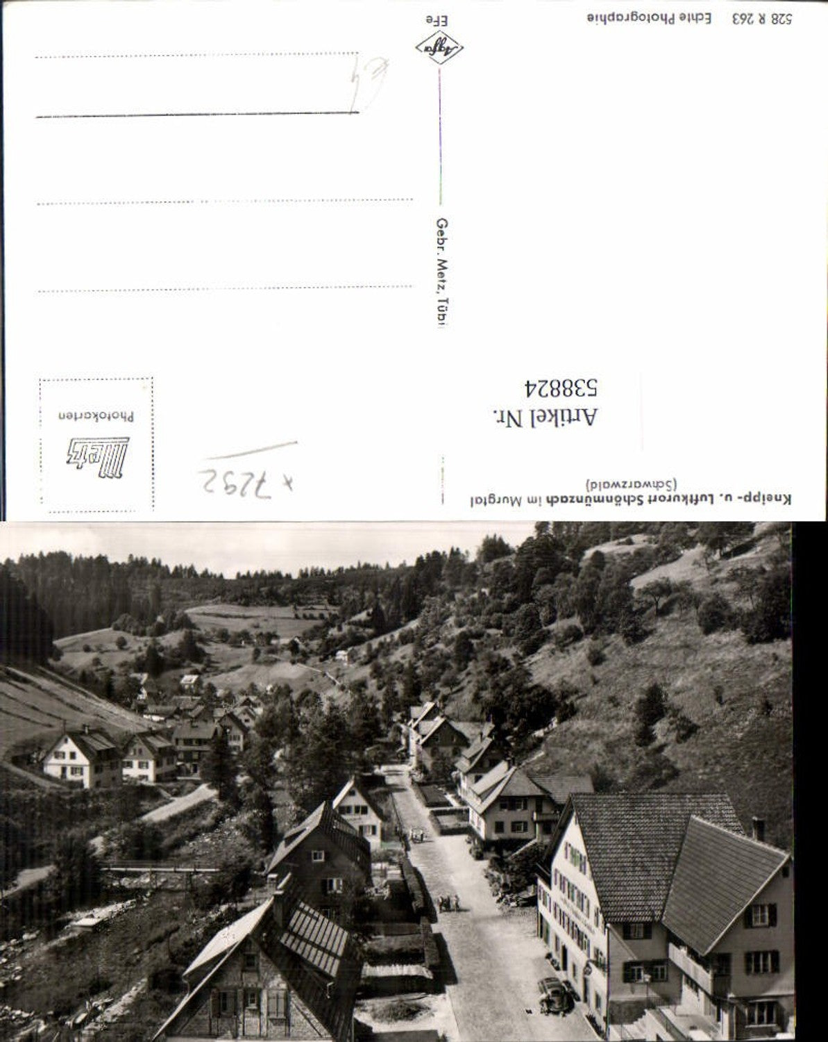 538824,Fotokunst Gebrüder Metz Schönmünzach i. Murgtal