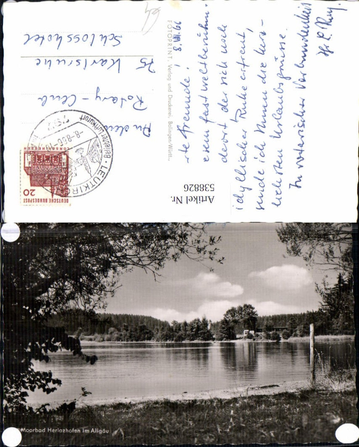 538826,Fotokunst Fotoprint Moorbad Herlazhofen i. Allgäu