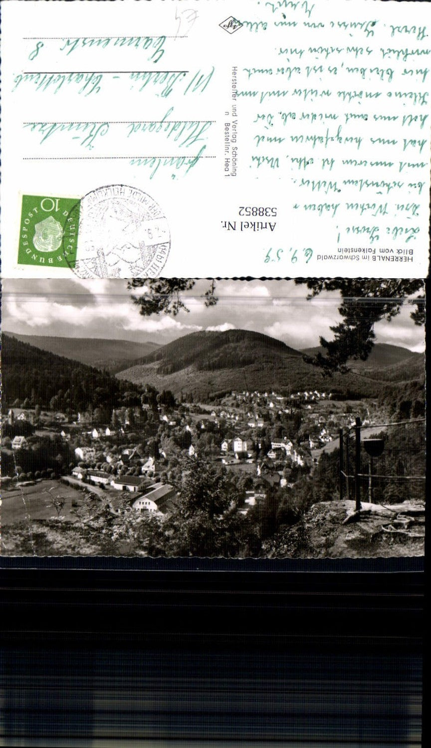 538852,Photo art Schöning & Co. Herrenalb Black Forest Falkenstein