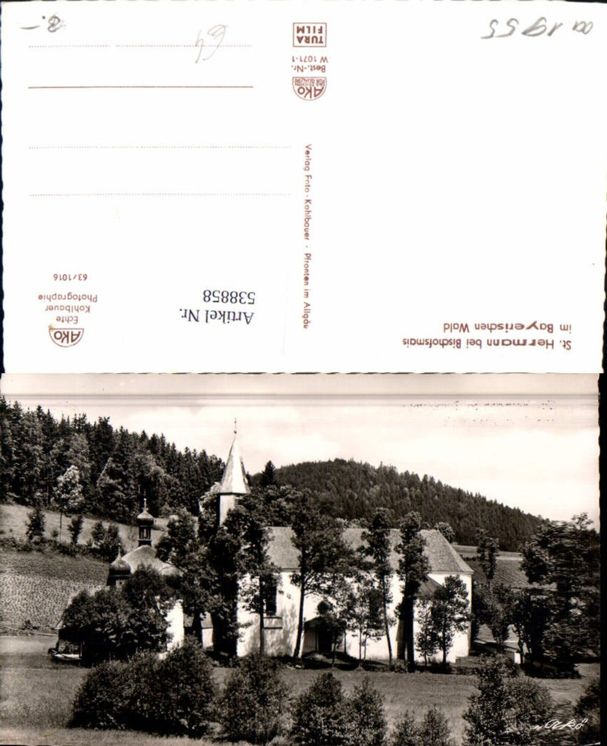 538858,Photo art Photo Kohlbauer St. Hermann b. Bischofsmais
