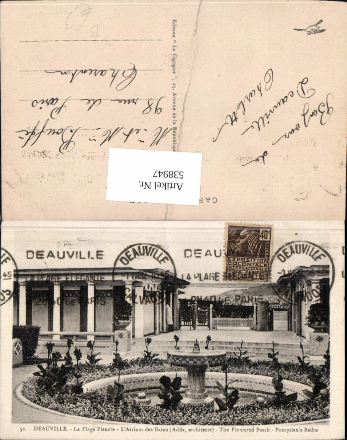 Alte Ansichtskarte – Old Postcard